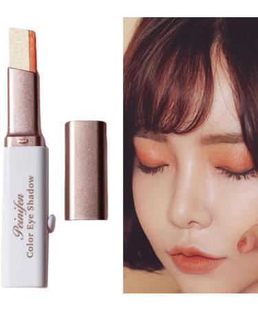 jojomis Eye Shadow Stick Two-tinct Modification Adjusable Waterproof for Makeup Lazy People - Orange - Buy Online on GoSupps.com