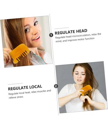 Beaupretty Acupuncture Massage Tools - 6 Stk Face & Scalp Massage Devices Heat Jade & Beeswax 9.5x5.8x1cm - International Shipping Available - Buy Online on GoSupps.com
