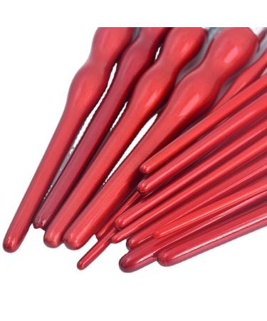 Buy 16 Premium Wool Makeup Brush Sets | Red Gourd Handle Tools | White Dinosaur Doodle Design - International Shipping Available - Buy Online on GoSupps.com