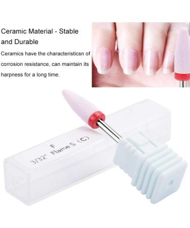 Professional Ceramic Nail Drill Bit for Manicure - Ideal for Grinding, Polishing, Peeling, and Carving - Nail Art Tool (02#) - Buy Online on GoSupps.com
