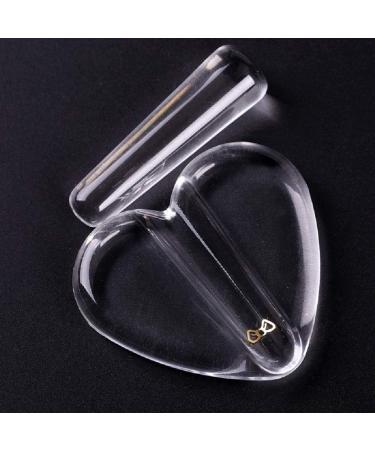2017 New Arrival 1Pcs Transparent Heart-Shaped Nail Tools Clear Plastic Nail DIY Kit Useful Nail Tool Hot Best Sales - (Color: Clear) - Buy Online on GoSupps.com