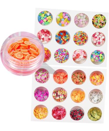 FOMIYES 48 Boxes Fruit Slice Diy Manicure Nail Art Decoration Fruit Slices Nail Salon Sticker Nails Decoration Ceramic Decor Cellphone Craft Slice Nail Art Slices Bracelet Filling 3d - Buy Online on GoSupps.com