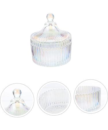Healeved Manicure Cup with Lid Locker Decorations Clear Container Sheer Nail Polish Crystal Holders for Acrylic Nails Nail Decor Nail Liquid Cup Food Decor Jewelry Jar Glass European Style - Buy Online on GoSupps.com