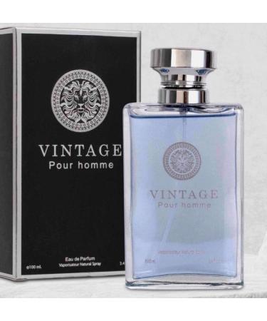 Long Lasting Vintage Pour Homme For Men (Inspired by Pour Homme) 3.4 Oz/ 100 ML Natural Spray
