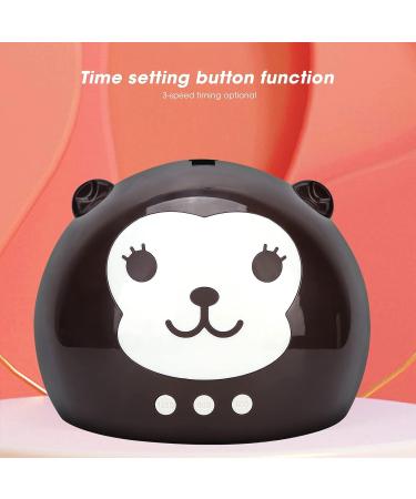 UV LED Nail Dryer 36W - Cute Cartoon Monkey Gel Polish Curing Lamp for Home Salon | 12Pcs Lamp Beads - Buy Online on GoSupps.com