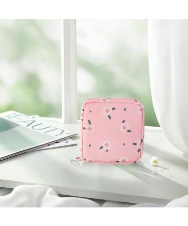 Women s Waterproof Taps Storage Bags | Portable Menstrual Pad & Tampons Organizer | Stylish Period Bags with Zipper Rose - Buy Online on GoSupps.com