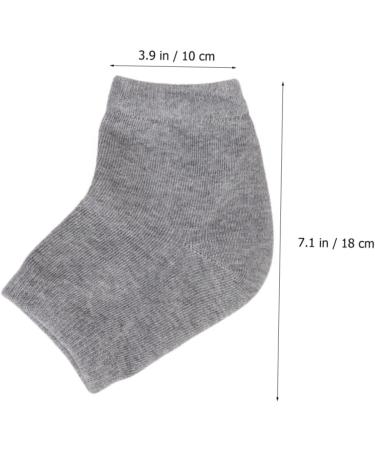 FRCOLOR 6 Pairs Anti-Crack Socks Foot Moisturizer Socks Ankle Socks Spa Gel Socks Feet Care Socks Heel Protector Socks Gel Spa Socks Pink Casual Socks Anti Cracked Feet Men and Women - Buy Online on GoSupps.com
