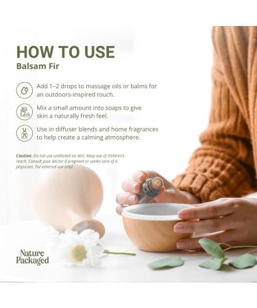 Balsam Fir Essential Oil (15ml) - Direct from Our Farm Partner in Canada - Essential Oils for Home, Humidifier, or Aromatherapy | Pure Therapeutic Grade Balsam Fir 0.5 Fl Oz (Pack of 1) - Buy Online on GoSupps.com