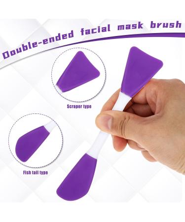 Buy Teaaha 6PCS Silicone Face Mask Brush Applicator Reusable Double-End Tool for Skincare Makeup & Beauty | Ideal for Creams Lotions Gels & Foundations in 6 Colors - Buy Online on GoSupps.com