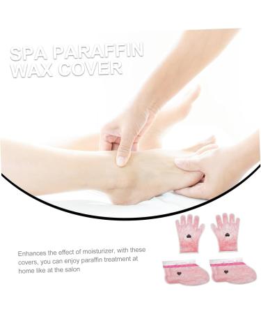 Housoutil 2 Pairs Wax Gloves Spa Kit Spa Moisturizing Accessory Foot Hand Covers Paraffin Wax Foot Covers Paraffin Wax Thermal Mitt Paraffin Wax Feet Film Nourish Pe Bag - Buy Online on GoSupps.com