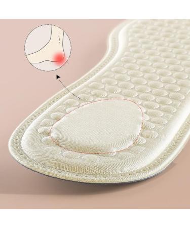 CSCDD 4D Arch Support Insoles for Women's High-Heeled Shoes - Breathable Elastic Sponge Inserts - Buy Online on GoSupps.com