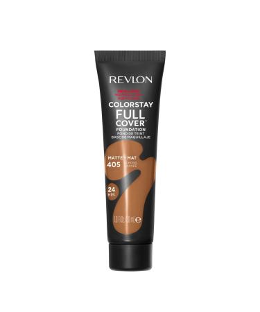 REVLON ColorStay Full Cover Foundation for Imperfections - Make-up Complexion - Optimal Coverage and Matte Finish - Resists to Any Tests - Second Skin Effect - Almond 30 ml