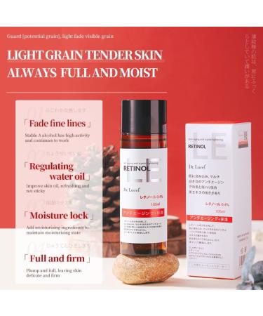 0.4% Retinol Anti-Aging Essence Toner - Hydrate Tighten Pores Reduce Aging Signs | 105ml - Buy Online on GoSupps.com