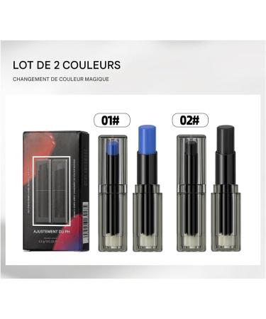 Color-Changing pH Lipstick - pH-Reactive Lip Gloss Transfer-Resistant Makeup Hydrating for Everyday Evenings and Outdoors - Buy Online on GoSupps.com