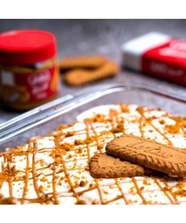 Lottus Biscoff Topping Sauce 1kg Bottle - Caramelised Biscuit Topping Sauce - Buy Online on GoSupps.com