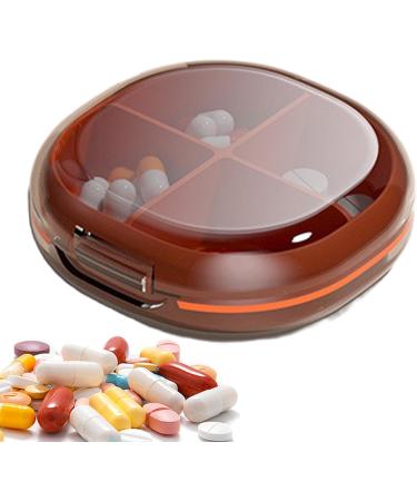 Travel Pill Organizer - Daily Meds Storage Container for Trips & Dietary Supplements - Buy Online on GoSupps.com