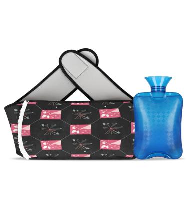 Shape Decor Hot Water Bottle with Soft Waist Cover Warm Water Bag for Hand Shoulder Legs Back Neck