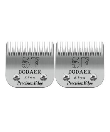 Ceramic blades for dog hair cutters compatible with Moser 45-50/Heiniger/Andis Easter A5 Wahl 5f 1/4 inch (6.3 mm) cut length 2 pieces 5f 6.3 mm (2 sets) - Buy Online on GoSupps.com
