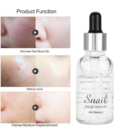 30ml Moisturizing Snail Serum Face Anti-aging Snail Collagen Solution Snail Secretion Nourishing Skin Essence - Buy Online on GoSupps.com