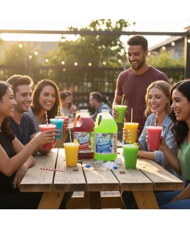 Snappy Frosti Tropics M lange de neige fondante la pomme verte sirops slushie pour machine sirop granita m lange de machine slushie pour enfants m lange de neige fondante pour machine Pomme verte 1.89 l (Lot de 1) - Buy Online on GoSupps.com