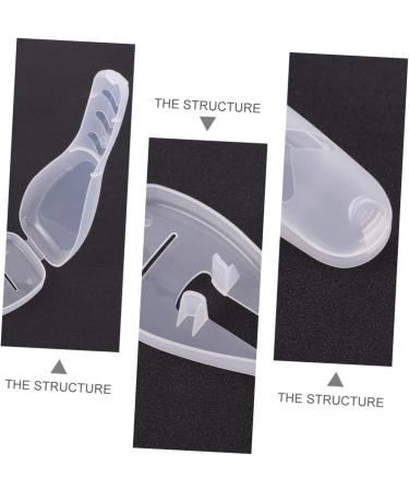 Beaupretty 12 STK Sausage Container & Razor Storage Bag - Transparent Dustproof Hard Shell Case for Men | International Shipping Available - Buy Online on GoSupps.com