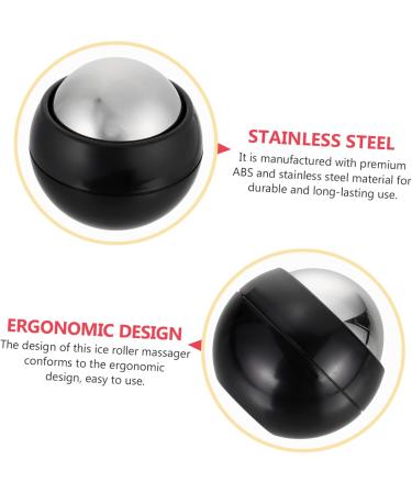 Beavorty 3-in-1 Hand & Foot Massage Ball - Stainless Steel Manual Roller for Pain Relief | Best Face & Body Massager - Buy Online on GoSupps.com
