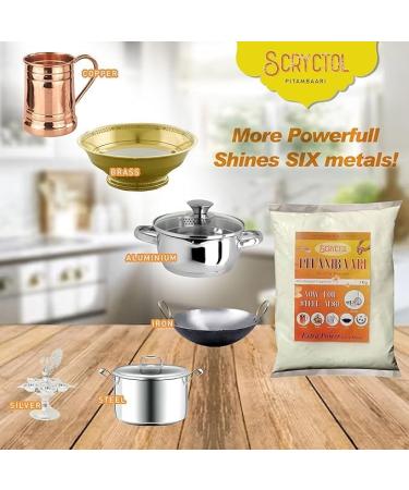 Pitambari Shining Powder for Metal Cleaning - Tarnish Remover 1 oz | Safe for All Metal Types - International Shipping Available - Buy Online on GoSupps.com