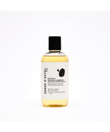 SERGE D'ESTEL PARIS Keratin Shampoo Without Sulfate 250ml Prolongs the Effects of Smoothing Repairs and Restructures the Hair Fiber in Depth 100% Vegan Formula Made in France