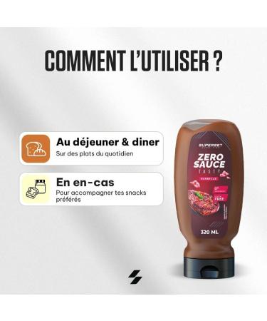 Superset Nutrition | Tasty Zero Sauce (320ml) | Zero Sauces | Ultra Gourmet Zero Calorie Sauces - Barbecue - Buy Online on GoSupps.com