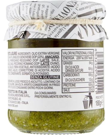  Italian Gourmet E.R. Ascheri 1960 Ligurian Pesto with Genoese Basil Basil Pesto Sauce 180 g Glass 180 g + Italian Gourmet Tomato Pulp Box 400 g - Buy Online on GoSupps.com