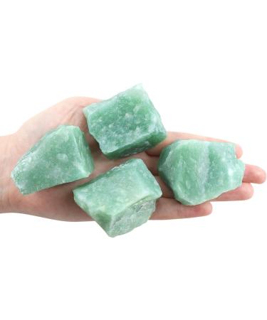 Xiannvxi 2 Green Aventurine Raw Crystal Set - 100% Natural Premium Gemstones - 4 Pcs Healing Stones for Wellness - Buy Online on GoSupps.com