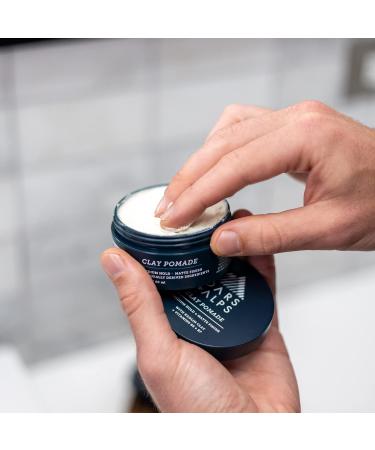 Oars + Alps Clay Hair Pomade for Men - Promotes Hair Growth, Medium Hold, Matte Finish, Reduces Frizz - 2.4 Fl Oz - Buy Online on GoSupps.com