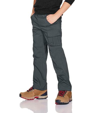 Kids Youth Hiking Cargo Pants UPF 50+ Quick Dry Driflex Charcoal - Small - Buy Online on GoSupps.com