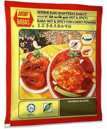 Baba's Fish Curry Powder | 1KG | Fish Masala Powder | Healthy Mix Powder | Hot & Spicy Masala | Indian Origin Next Day Shipping - Buy Online on GoSupps.com