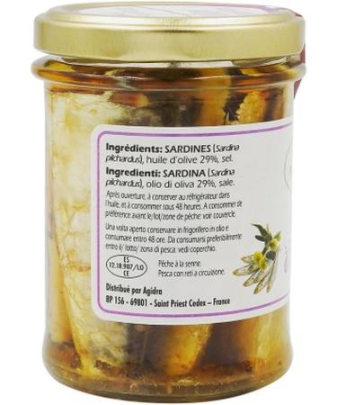Lot 6x Sardines in olive oil - 200g jar - Buy Online on GoSupps.com