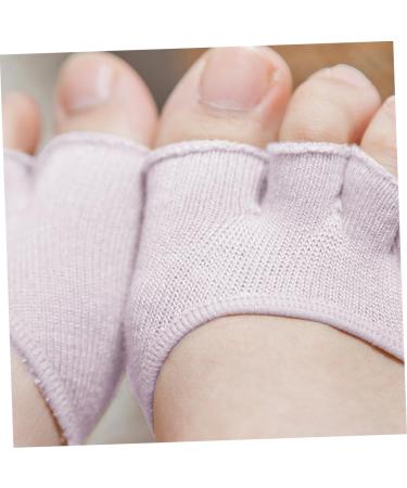 MAGICLULU 4 Pairs Cotton No Show Peep Toe Half Socks - Comfortable Five Toe Socks for Women & Men | International Shipping Available - Buy Online on GoSupps.com