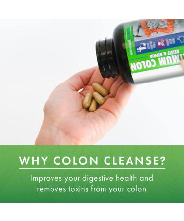 Bowmar Nutrition Colon Cleanse Capsules - 120ct Relief & Repair for Colon Support - Buy Online on GoSupps.com