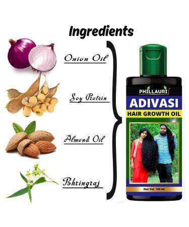 Adivasi Hair Oil Original - Herbal Hair Oil for Men & Women | 400ml | Best Natural Hair Care - Buy Online on GoSupps.com