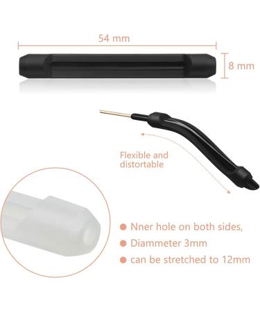 12 Pairs Silicone Eyeglass Ear Cushions Eyeglass Pads Anti Slip Glasses Ear Hook Eyeglass Strap Holder for Reading Glasses (Black  White) - Buy Online on GoSupps.com