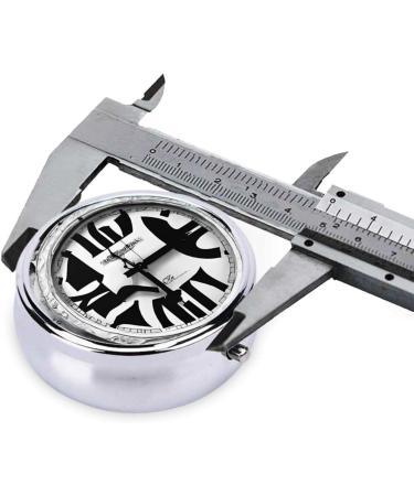 Musical Theme Mini Round Pill Box | 3 Compartment Portable Organizer for Travel Home & Office - Buy Online on GoSupps.com