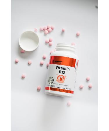 INSPORT Nutrition - Health Protection Line - Vitamin B12-100 g per day - Methylcobalamin - Metabolism - 120 Tablets (480 servings) - 100% Vegan - Buy Online on GoSupps.com