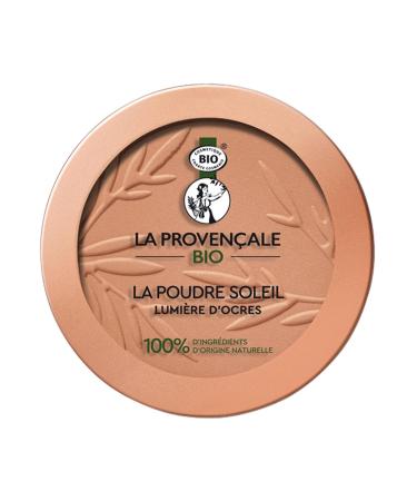 La Proven ale Bio-sun powder with ocher light organic certified-bronzing powder for the face-100% ingredients of natural origin-for all skin types-color: light (01) clear (01) 1 unit (Lot de 1)
