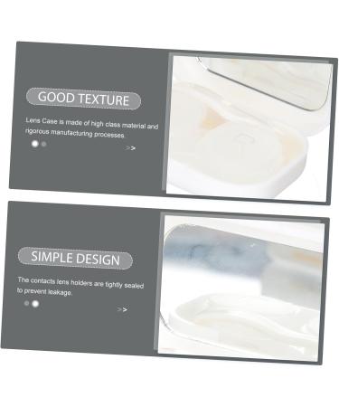 Homsfou 24-Piece Contact Lens Kit - Hard Container Carrier Bag & Travel Mirror - Ideal for Contact Lens Care - Buy Online on GoSupps.com