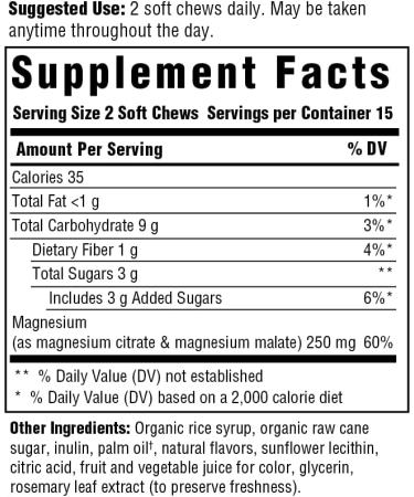 Buy MegaFood Relax + Calm Magnesium Soft Chews - Grape, 30 Individually Wrapped Chews - Buy Online on GoSupps.com