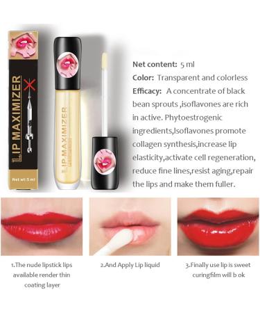 Vitamin E Lip Plumping Serum Lip Plumper Lip Gloss Lip Maximizer Hyaluronic Lip Plumper Lip Plumping Serum Instant Lip Filler Natural Lip Plumper (3pcs) - Buy Online on GoSupps.com