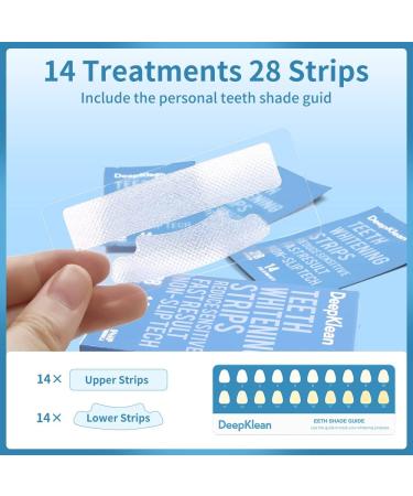 Whitening Strips for Sensitive Teeth - 28 Tooth White Strips | Fast Results in 3 Days | Enamel Safe | Peppermint Flavor - Buy Online on GoSupps.com