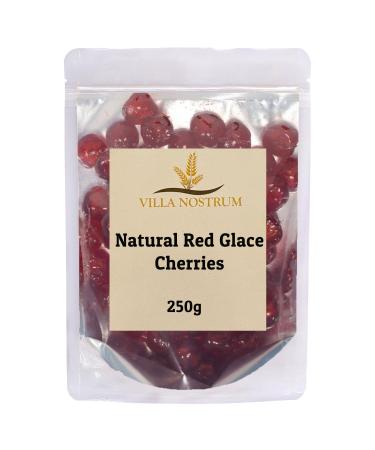 Natural Red Glace Cherries 250g by Villa Nostrum