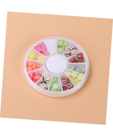 minkissy Nail Art Decor 12 Fruit Decor Nail Art Decoration Nails Decoration Polymer Clay Slices for Nail Manicure Tool Nail Beauty Accessories Manicure Tools Decorate Boxed Soft Pottery - Buy Online on GoSupps.com