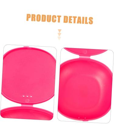 Subsofan Silicone Shell 2-Piece Menstrual Cup Storage Box - Reusable Pink Carrier Bag for Women - Buy Online on GoSupps.com