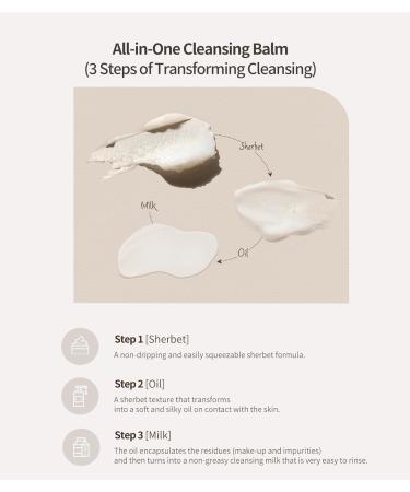 Heart Percent Commas on Life Essential Cleansing Balm Sherbet-Oil-Milk Transforming Makeup Remover Vegan Daily Face Wash Cleanser for All Skin Types 80ml (2.7oz) 2.7 Ounce (Pack of 1) Essential (Full-Size_80ml) - Buy Online on GoSupps.com